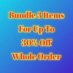 Bundle 3 or More Items for a Discount offer (you can send an offer or I can)